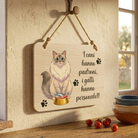 Decorative Wooden Sign 20x30 cm