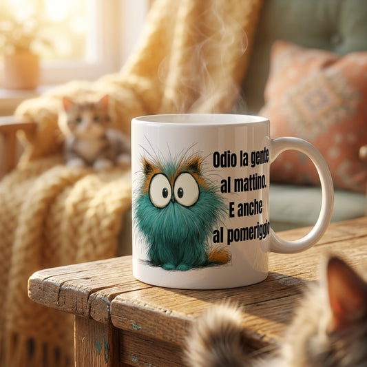 Funny Cat Mug – Ceramic Mug Gift Idea for Cat Lovers