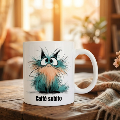 Tazza originale gatto vista laterale – Braddi