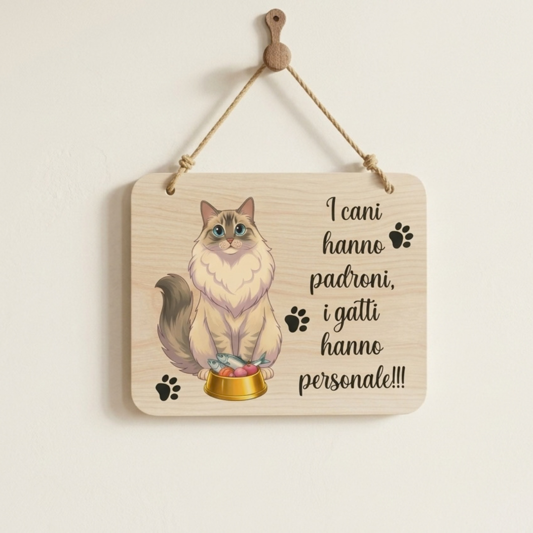 Decorative Wooden Sign 20x30 cm