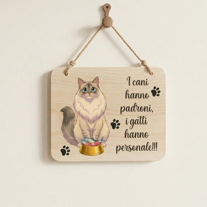 Decorative Wooden Sign 20x30 cm